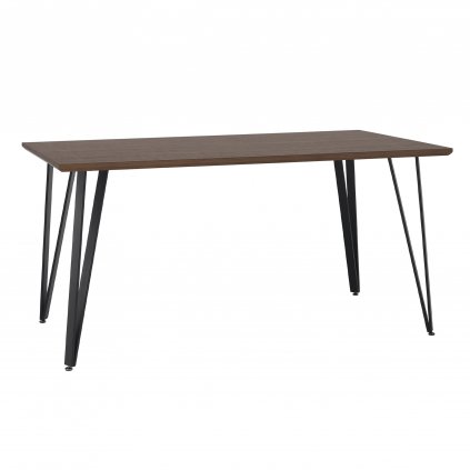 Jedálenský stôl, dub/čierna, 150x80 cm, FRIADO 0000290405