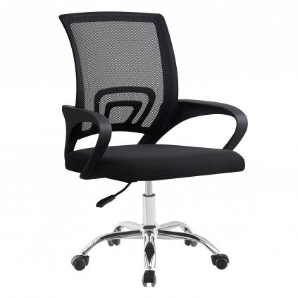 Kancelárska stolička, čierna/čierna, DEX 4 NEW 0000314023