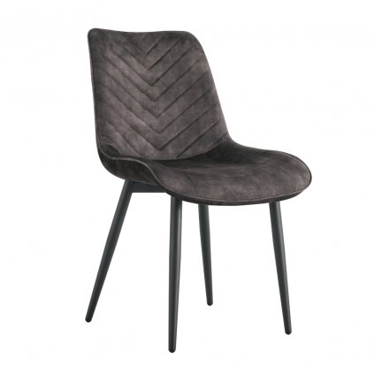Jedálenská stolička, hnedá/čierna, ZAINA TYP 2 0000371135
