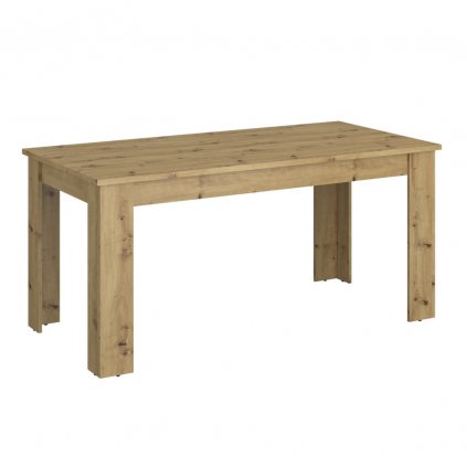 Jedálenský rozkladací stôl, dub artisan, 160-210x80 cm, AIRON 0000374709