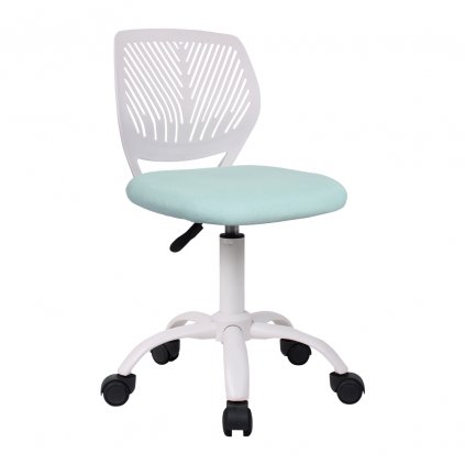 Otočná stolička, neomint/biela, SELVA 0000370133