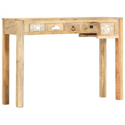 Konzolový stolík 110x30x75 cm masívne mangoníkové drevo 247745
