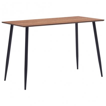 Jedálenský stôl, hnedý 120x60x75 cm, MDF 281565