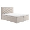 Posteľ boxspring, krémová, 160x200, DORMAN 0000264478