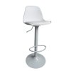 Barová stolička, biela, DOBBY 0000291239