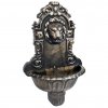 Nástenná fontána dizajn levej hlavy bronzová 48222