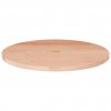 Okrúhla stolová doska Ø40x1,5 cm neošetrený dubový masív 342894