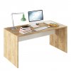 Písací stôl, dub artisan/biela, RIOMA TYP 16 0000354589