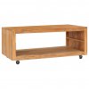 Konferenčný stolík 110x60x40 cm masívne teakové drevo 288895