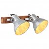 Industriálna nástenná lampa strieborná 45x25 cm E27 320503