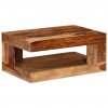 Konferenčný stolík, drevený masív sheesham 241625