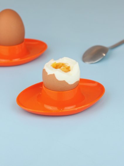 Oranžový stojánek na vajíčko
