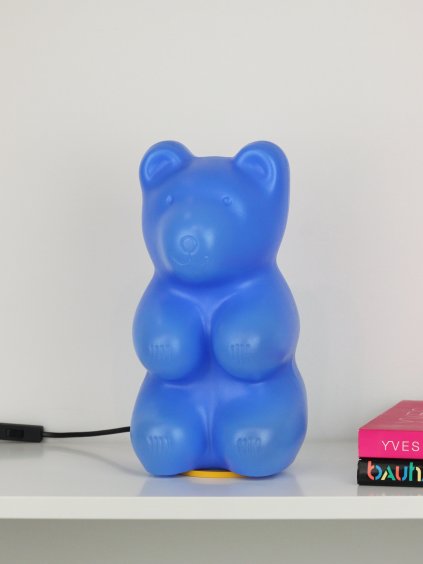 Modrá gummy bear lampička Messow