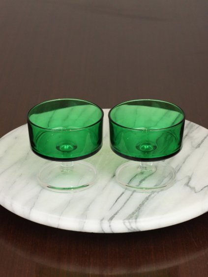 Dvě zelené skleničky Luminarc Cavalier