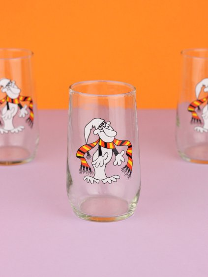 Czechoslovakian Glass with Křemílek