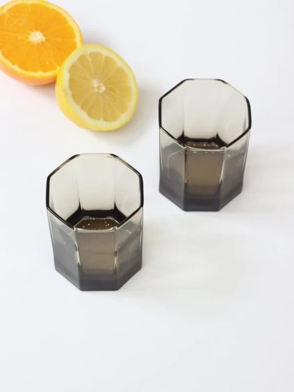 Pair of Smoked Luminarc Glasses