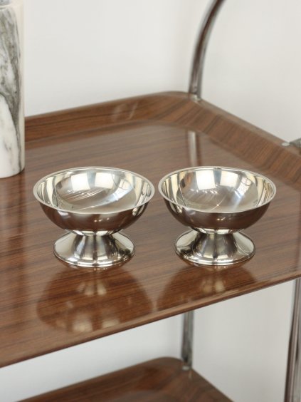 Pár nerezových pohárků "chg"