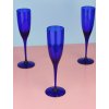 Cobalt Champagne Glass