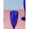 Cobalt Champagne Glass