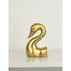 Swan Brass Bookend