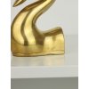 Swan Brass Bookend