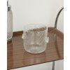 Crackle Glass Ice Bucket