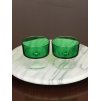 Pair of Green Luminarc Cavalier Glasses