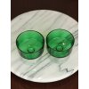 Pair of Green Luminarc Cavalier Glasses