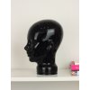 Black Glass Mannequin Head