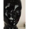 Black Glass Mannequin Head