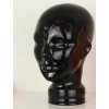Black Glass Mannequin Head