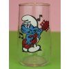 Czechoslovakian Glass with Smurf