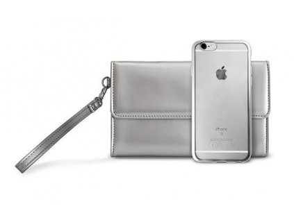 Pouzdro Puro METAL DUO - + psaníčko iPhone 6s vesmírná šedé