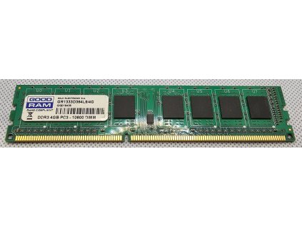 Paměť RAM do PC Goodram DDR3 4GB 1333MHz CL9 GR1333D364L9S/4G