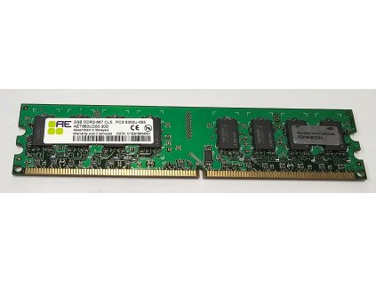 Paměť RAM do PC AENEON 2GB DDR2 667 Mhz CL5 - AET860UD00-30D