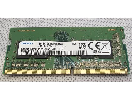 Paměť RAM  do NB Samsung M471A1K43CB1-CTD 8GB 2666MHz DDR4 820570-001