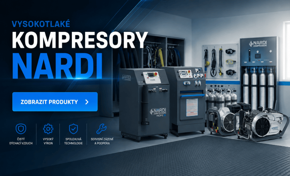 Vysokotlaké kompresory Nardi