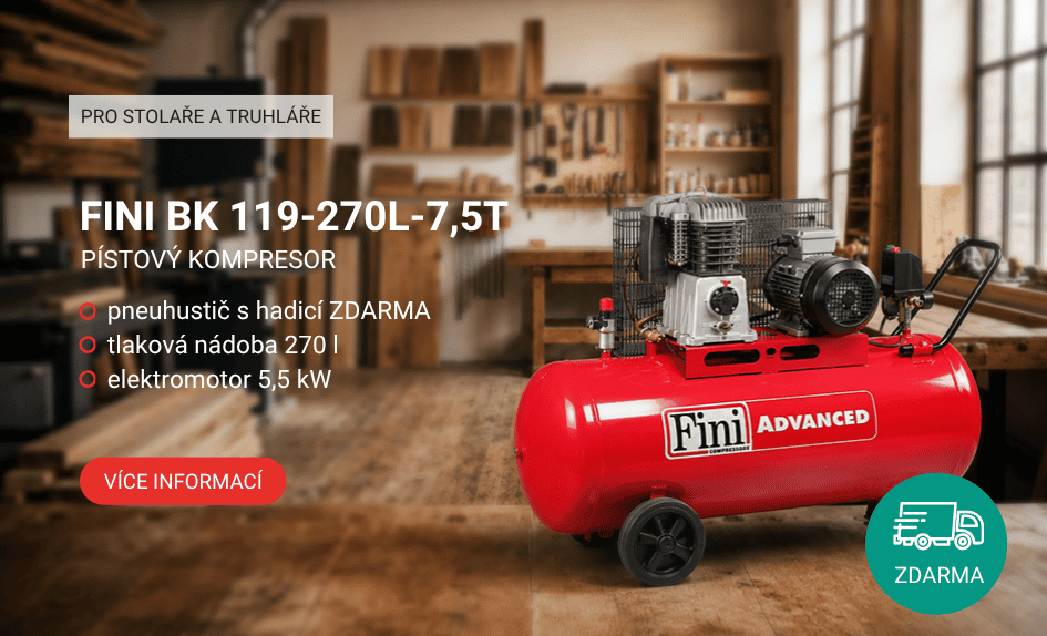 Pístový kompresor Fini BK 119-270