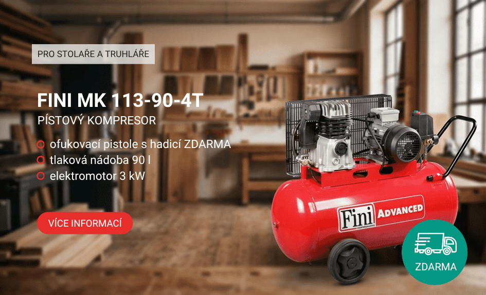 Pístový kompresor Fini MK 113-90