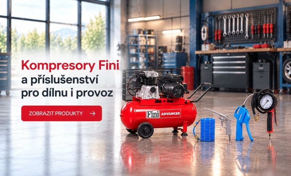 Kompresory Fini a příslušenství