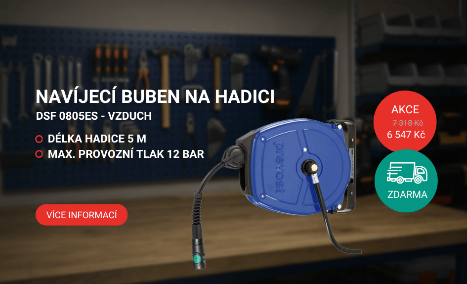 Navíjecí buben na hadici