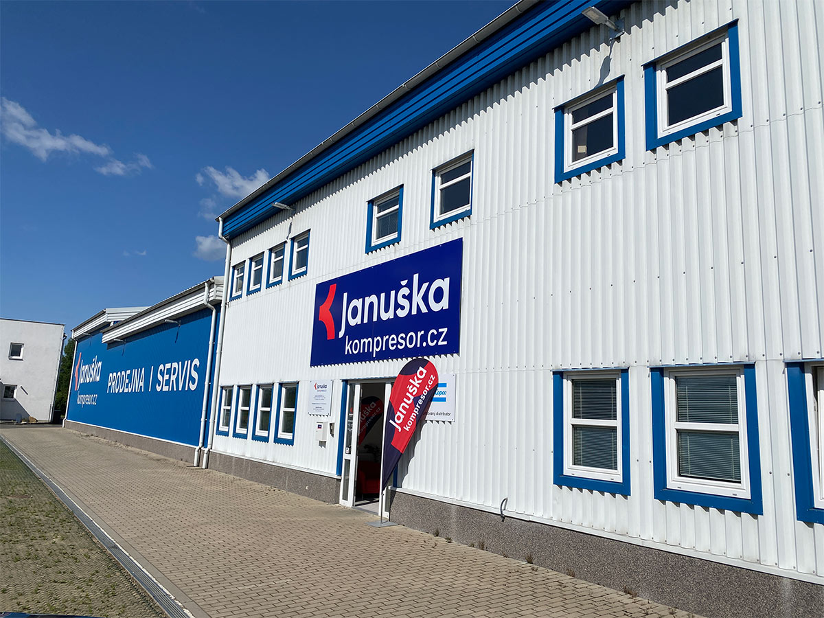 Provozovna Januška Kompresory v Olomouci