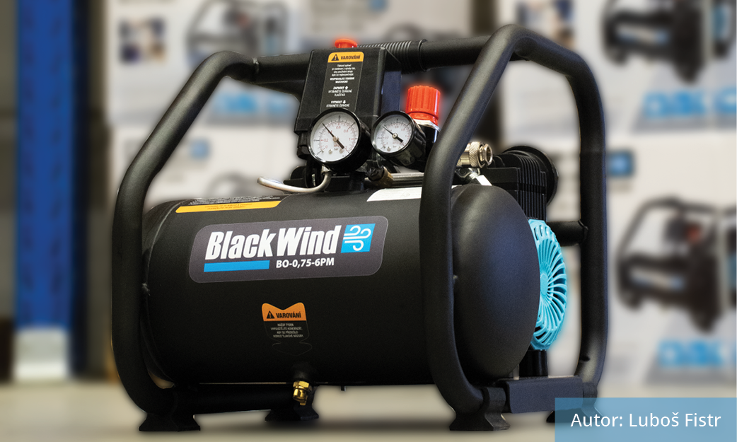 Bezolejové kompresory BLACK WIND BO - čistý vzduch bez starostí