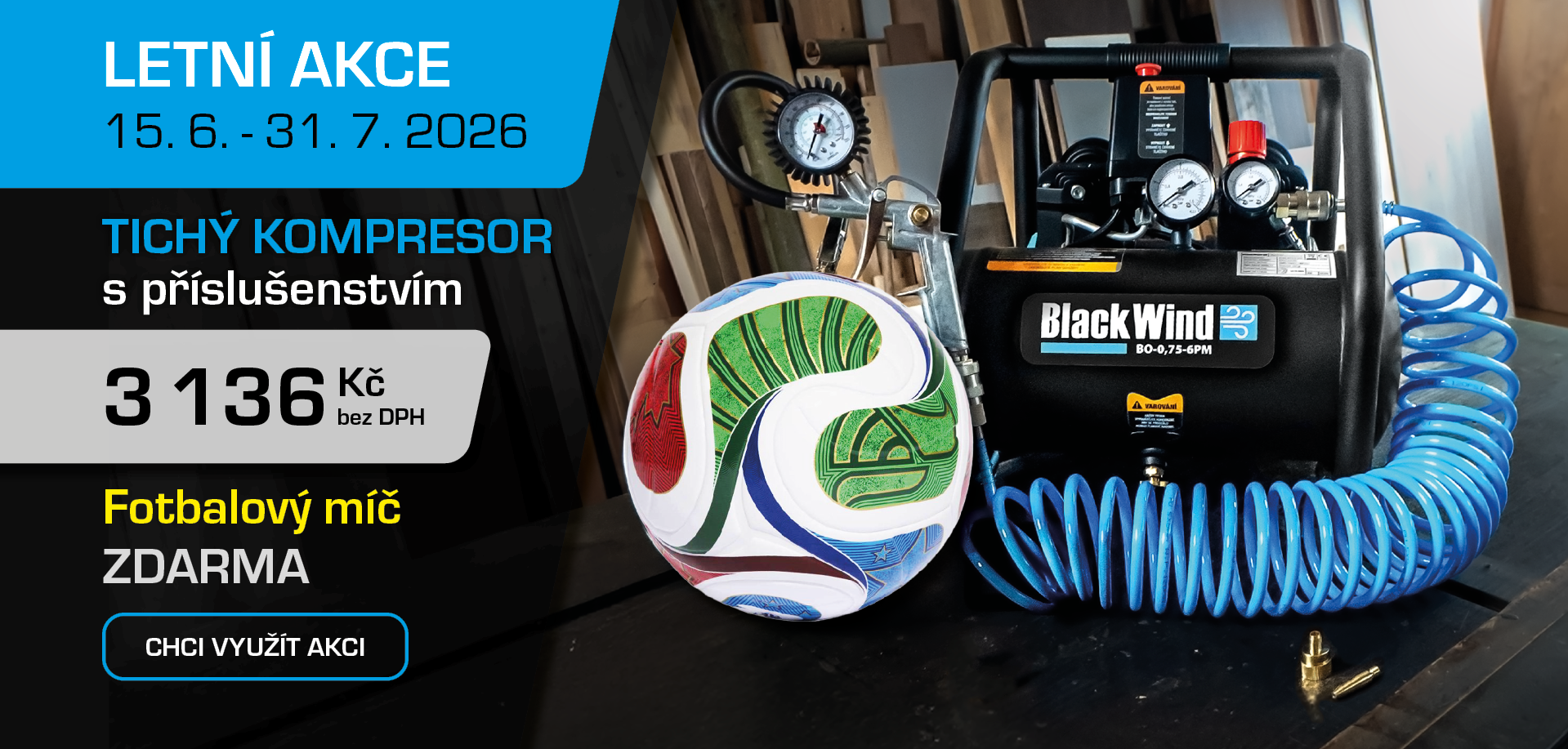 Fotbalová akce Black Wind 2026
