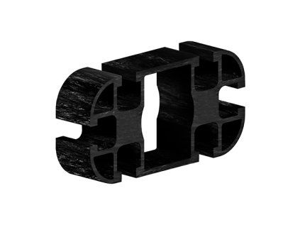 Profil karbonový, 45x90