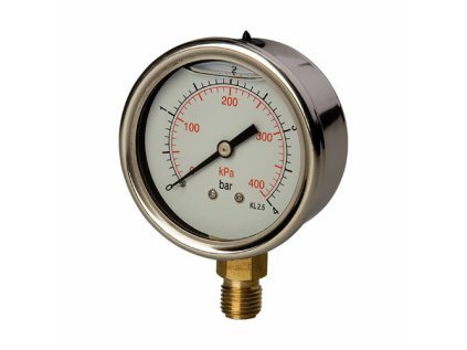 Manometr glycerinový GS 100mm 1/2" 0-10bar