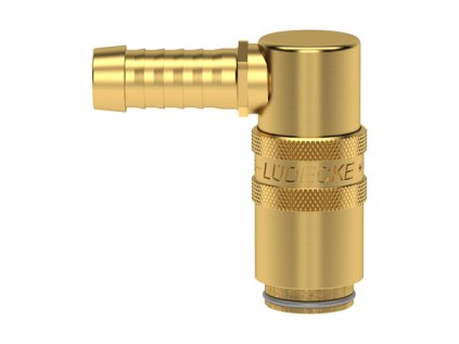 Rychlospojka Lüdecke ESHM 9mm 90st. ventil