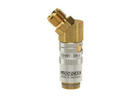 Rychlospojka Lüdecke ESHMT 1/4" vnější 45st