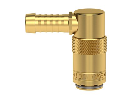 Rychlospojka Lüdecke ESDM 9mm 90 st. ventil