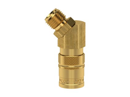 Rychlospojka Lüdecke ESDMF M16x1,5 45st. vnější, ventil